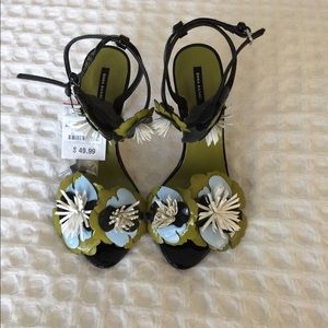 Zara Floral Sandals